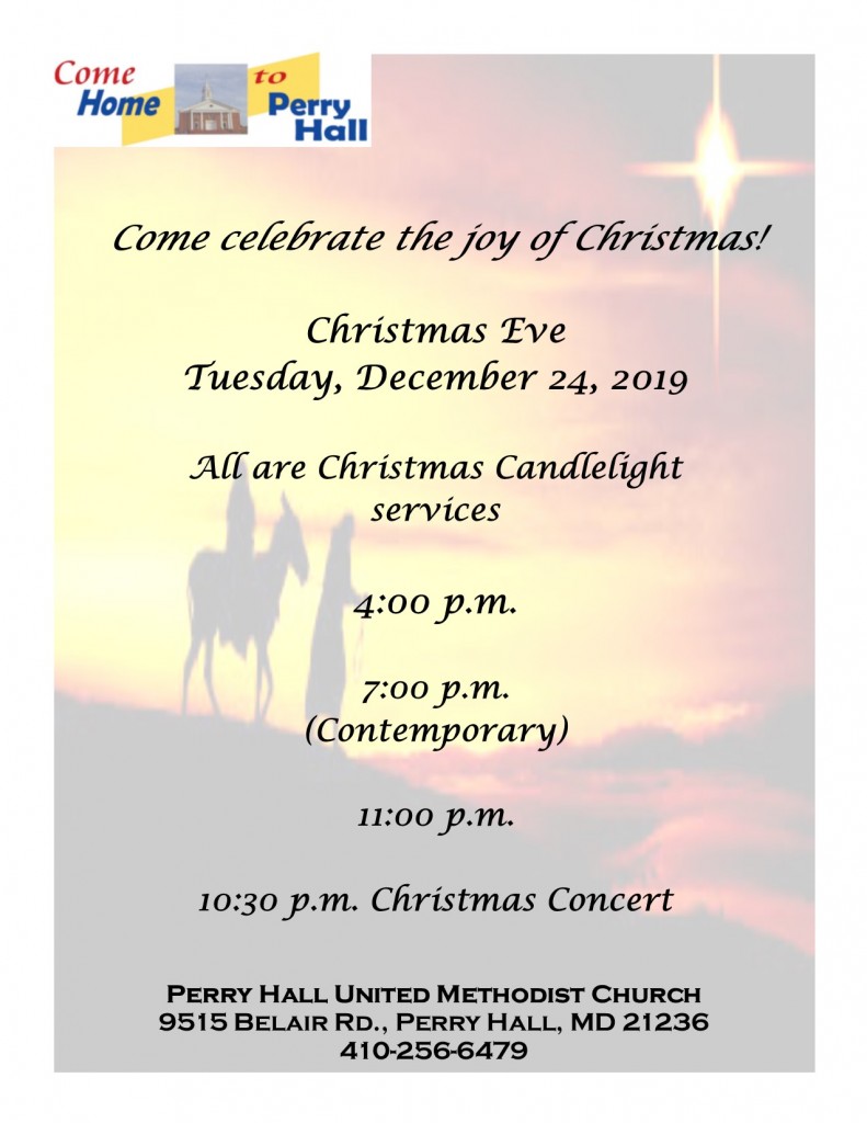 2019 christmas services