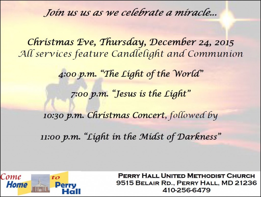 2015 christmas services